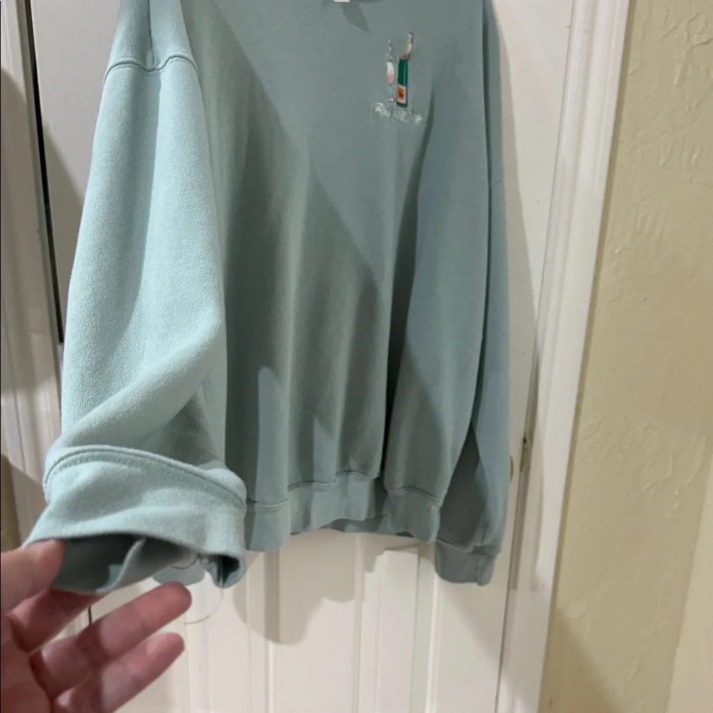 Kiel James Patrick Seafoam Green Crewneck - Picture 4 of 5